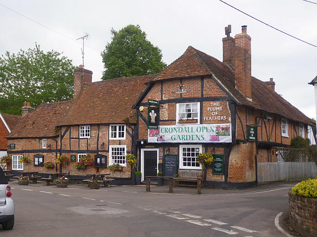 Plume of Feathers, Crondall - in June 2014
