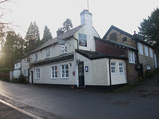Crown Inn, Arford, Headley - in January 2014