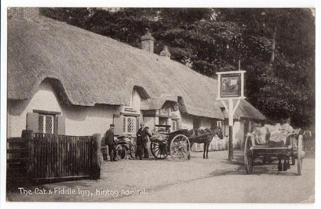 Cat & Fiddle, Hinton Admiral, Hampshire - posted in 1907