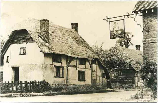 Peat Spade Inn, Longstock, Hampshire - early 1900s