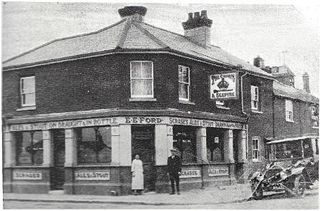 The original Scrases Star Brewery building - Licensee is E E Ford
