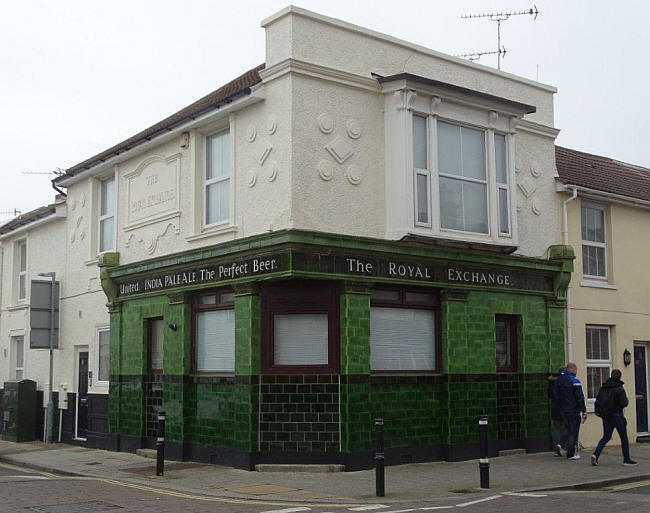 Royal Exchange, 7124 Fawcett Road, Southsea, Hampshire - in February 2016