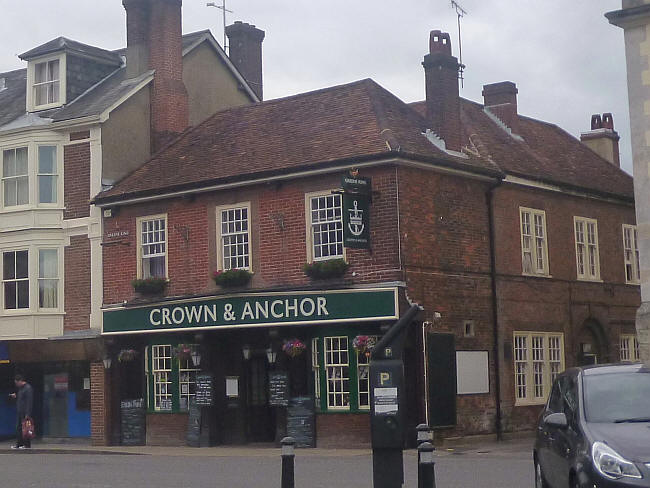 Crown & Anchor, 168 High Street, Winchester - in August 2014