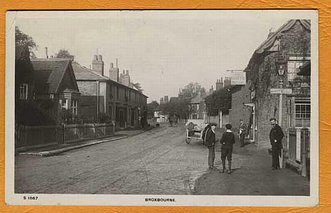 White Bear, High Street, Broxbourne - circa 1910