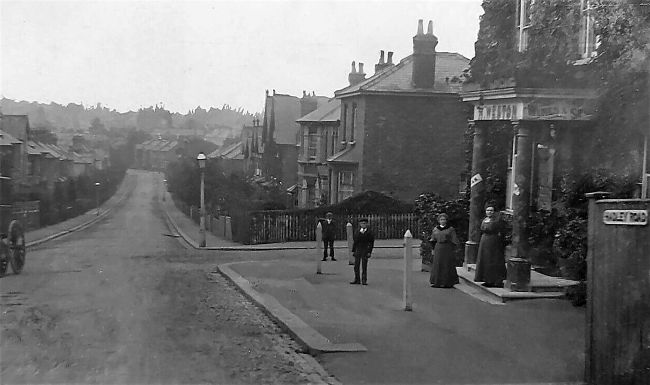 Hadley Hotel, Barnet, and the Licensed victualler is H Weston, circa 1904