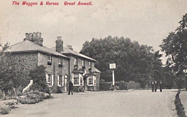 Waggon & Horses, Great Amwell - early pictire