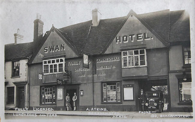 Swan Hotel, High Street, Great Berkhamsted - Licensee A Atkins