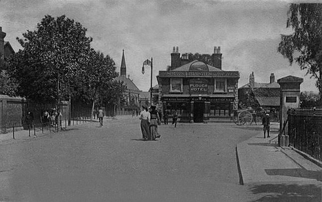 Plough Hotel, Hertford - circa 1900