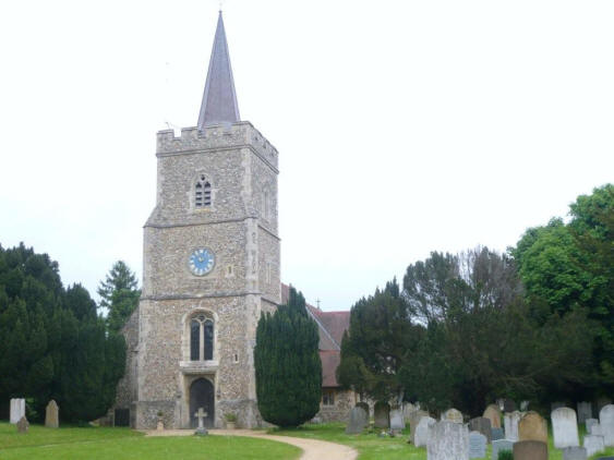 St Mary’s church in Hertingfordbury  - in May 2009