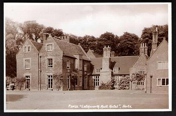 Letchworth Hall Hotel - in 1950