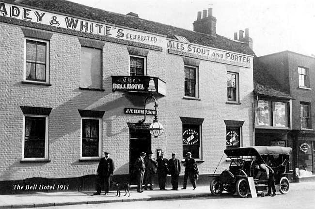 Bell Hotel, 22 Chequer Street, St Albans, Hertfordshire - in 1911
