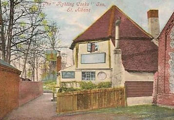 Fighting Cocks, Abbey Mill Lane, St Albans, Hertfordshire. - circa 1905