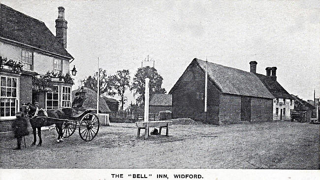 Bell Inn, Widford, Ware, Hertfordshire - circa 1905