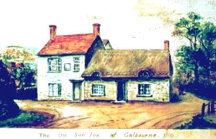 The Old Sun Inn at Calbourne in 1890