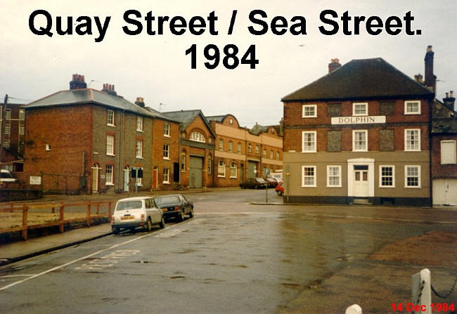 Dolphin, Quay Street & Sea Street,  Newport - in 1984