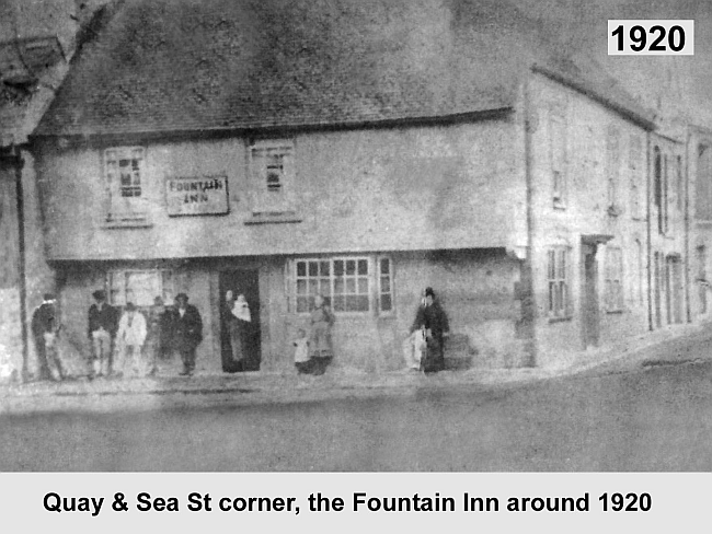 Fountain Inn, Quay & Sea Street, Newport, Isle of Wight - 1920