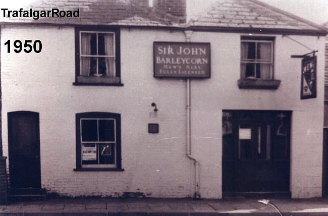 Sir John Barleycorn, Trafalgar Road, Newport, Isle of Wight - in 1950