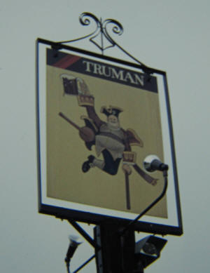 The signs of the Ben Truman, 1975 and the Nelson in 2007