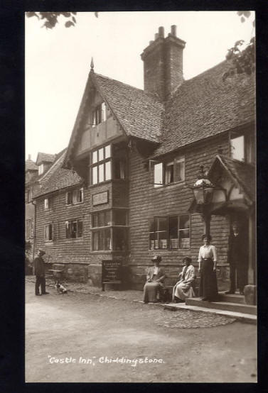 Castle Inn, Chiddingstone - an early scene