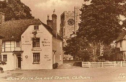 White Horse Inn and Church, Chilham
