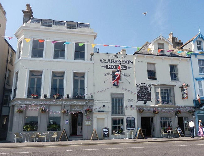 Clarendon Hotel, 51-55 Beach Street, Deal  - in August 2012