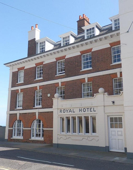 Royal Hotel, 90 Beach Street, Deal  - in August 2012