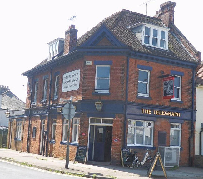Telegraph, 1 Cemetery Road, Deal  - in August 2012