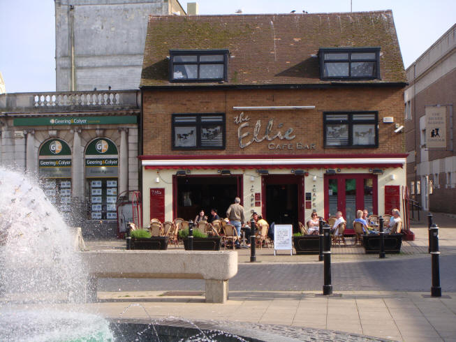 Ellie Cafe Bar, 19 Market Square, Dover - in June 2008