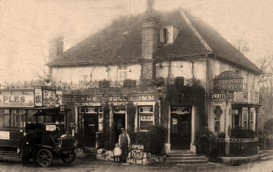 Bull Inn, Farningham - circa 1913