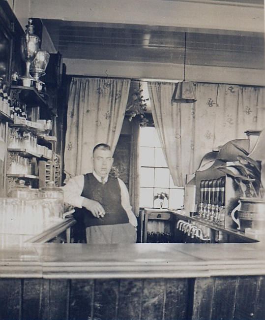 The bar shot is of his son (also named Ernest Saxby) who was a silk printer in Crayford, Kent
