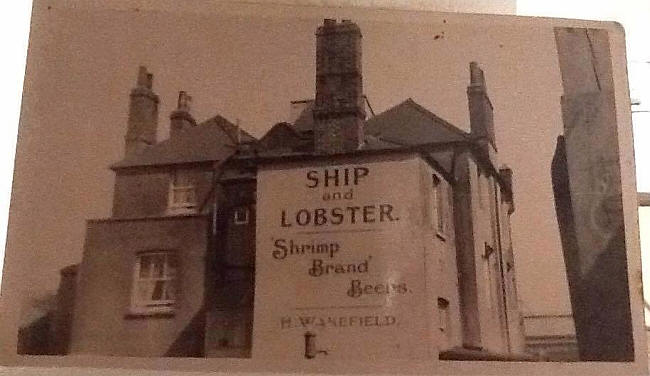 Ship & Lobster, Denton, Gravesend - landlord Harry Wakefield