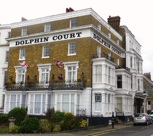 Dolphin Hotel, Central Parade, Herne Bay - in June 2013