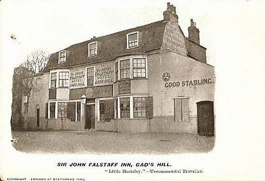 Sir John Falstaff, Gads Hill