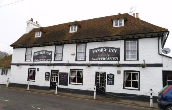 Three Tuns, Lower Halstow - in February 2011