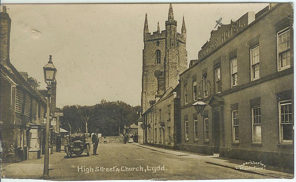 George Hotel, High Street, Lydd - circa 1915