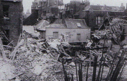 Brewers Arms, circa 1941 after bomb damage to the local area