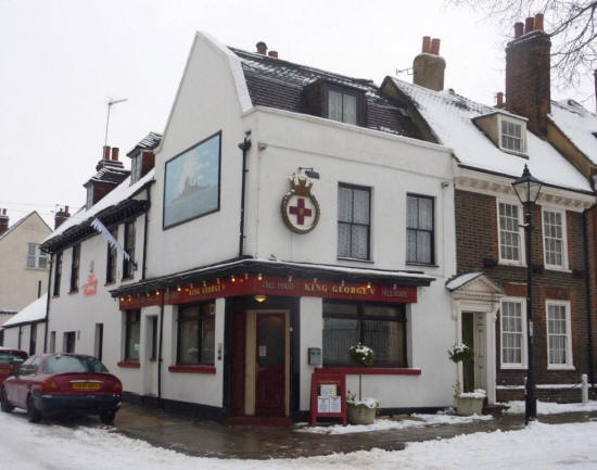 King George V, 1 Prospect Row, Brompton - in December 2010