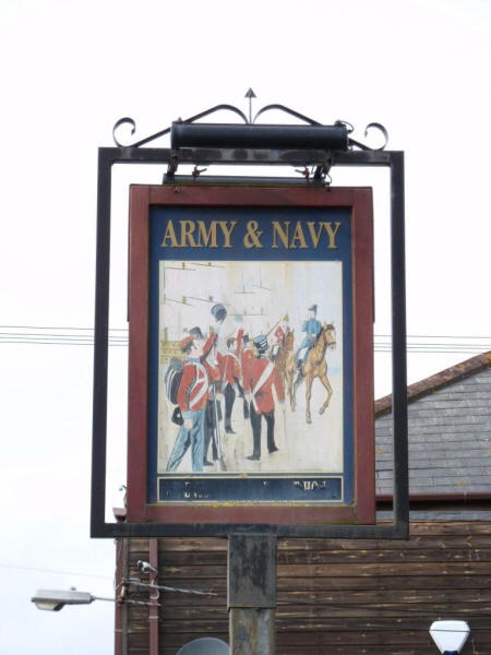 This pub is now demolished, although the old pub sign remains - in February 2011. 