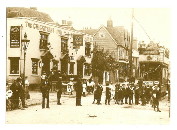 Cricketers Inn, Rainham, Kent - early 1900s