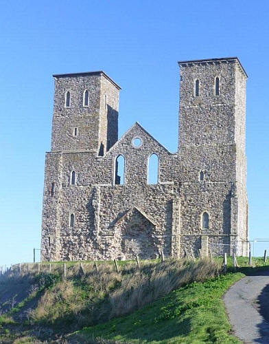 St Mary, Reculver (in ruins) - in November 2013