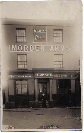 The Morden Arms, Queen Street, Rochester, with Caroline Payne  - circa 1938