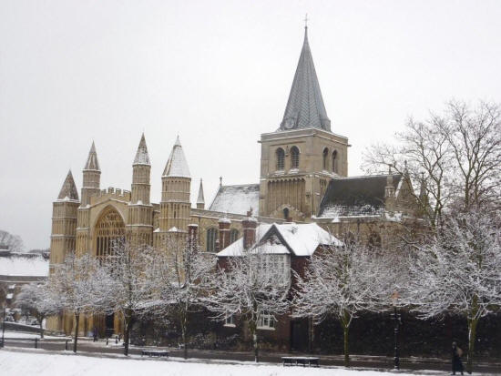Rochester Cathedral - in December 2010