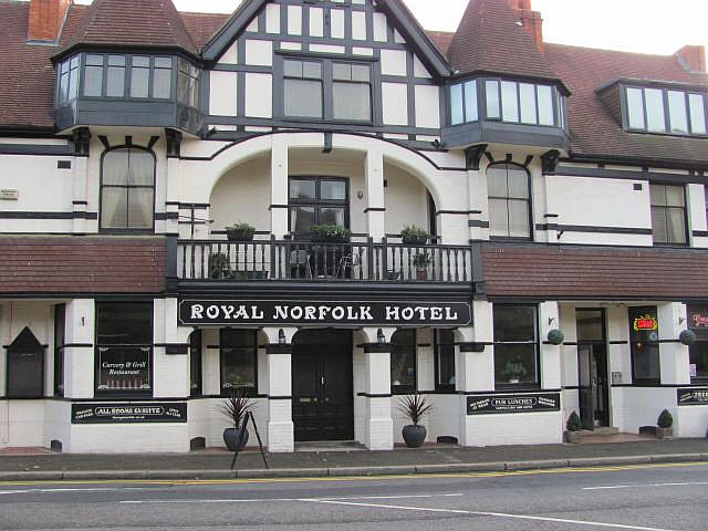 Royal Norfolk Hotel, High Street, Sandgate - in 2011