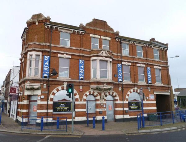 Railway Hotel, 1 High Street, Mile Town, Sheerness - in March 2011