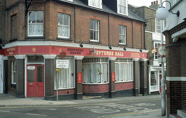 Neptunes Hall Inn, 1 & 3 Harbour Street, Broadstairs - in the 1980s