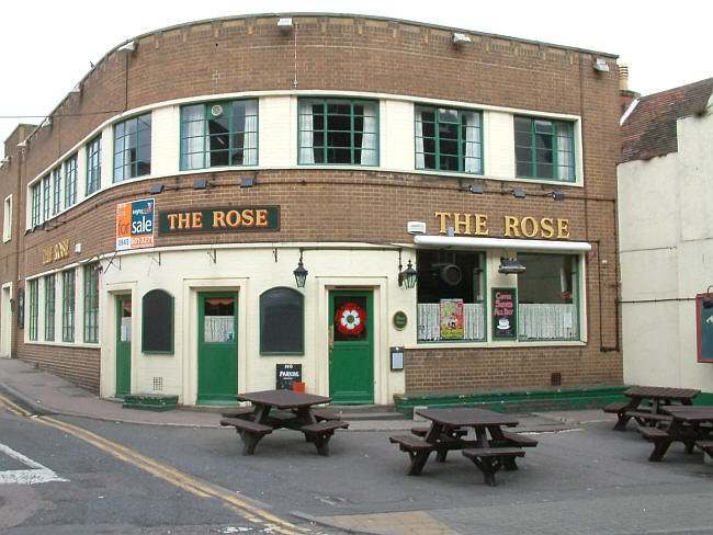 Rose Inn, 13 Albion Street, Broadstairs - in October 2008 just before closing permanently
