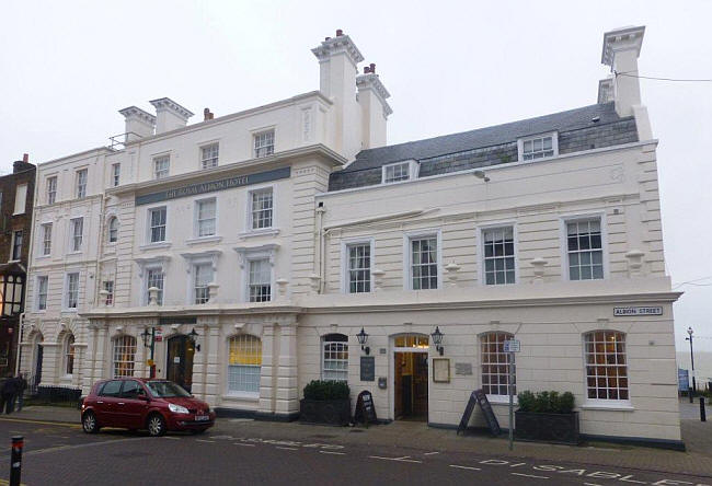 (Royal) Albion Hotel, 38 & 40 Albion Street, Broadstairs - in January 2014