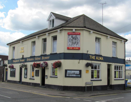 The Alma, formerly the Cricketers, Alma Road, Stroud - in 2010
