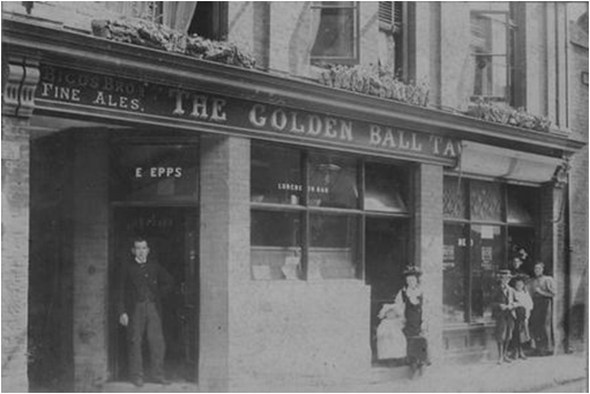 The Golden Ball Tavern, 16 High Street, Strood - Landlord E Epps - circa 1903