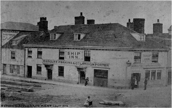 Ship Inn, Esplanade - circa 1856